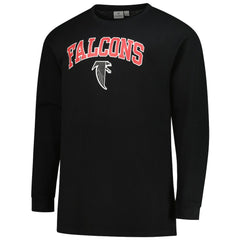 Atlanta Falcons Big & Tall Throwback Thermal Long Sleeve T-Shirt Black | Fanatics