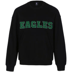 Philadelphia Eagles Cuce Women's Chenille Jeweled Sweatshirt Black | NFL