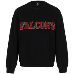 Atlanta Falcons Cuce Women's Chenille Jeweled Sweatshirt Black | NFL