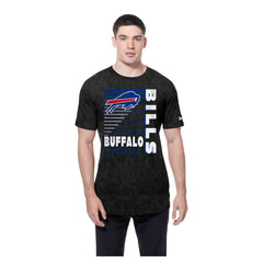 Buffalo Bills New Era Retro Logo Enzyme Washed Oversized T-Shirt Black | NFL