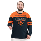 Chicago Bears G-III Sports by Carl Banks Adaptive Outlast Long Sleeve T-Shirt Navy/Orange | NFL