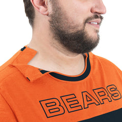 Chicago Bears G-III Sports by Carl Banks Adaptive Outlast Long Sleeve T-Shirt Navy/Orange | NFL
