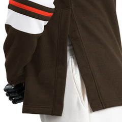 Cleveland Browns G-III Sports by Carl Banks Adaptive Lord Stanley Crewneck Sweatshirt Brown | NFL