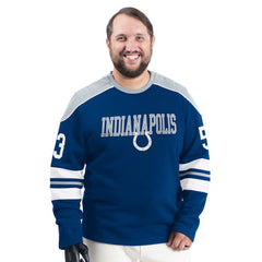 Indianapolis Colts G-III Sports by Carl Banks Adaptive Lord Stanley Crewneck Sweatshirt Royal | NFL