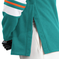 Miami Dolphins G-III Sports by Carl Banks Adaptive Lord Stanley Crewneck Sweatshirt Aqua | NFL