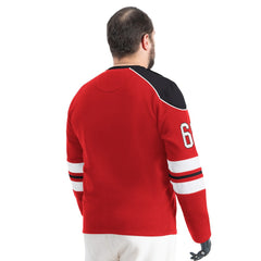Atlanta Falcons G-III Sports by Carl Banks Adaptive Lord Stanley Crewneck Sweatshirt Red | NFL