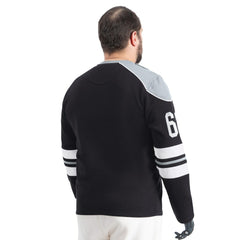 Las Vegas Raiders G-III Sports by Carl Banks Adaptive Lord Stanley Crewneck Sweatshirt Black | NFL