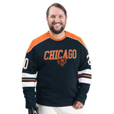 Chicago Bears G-III Sports by Carl Banks Adaptive Lord Stanley Crewneck Sweatshirt Navy | NFL