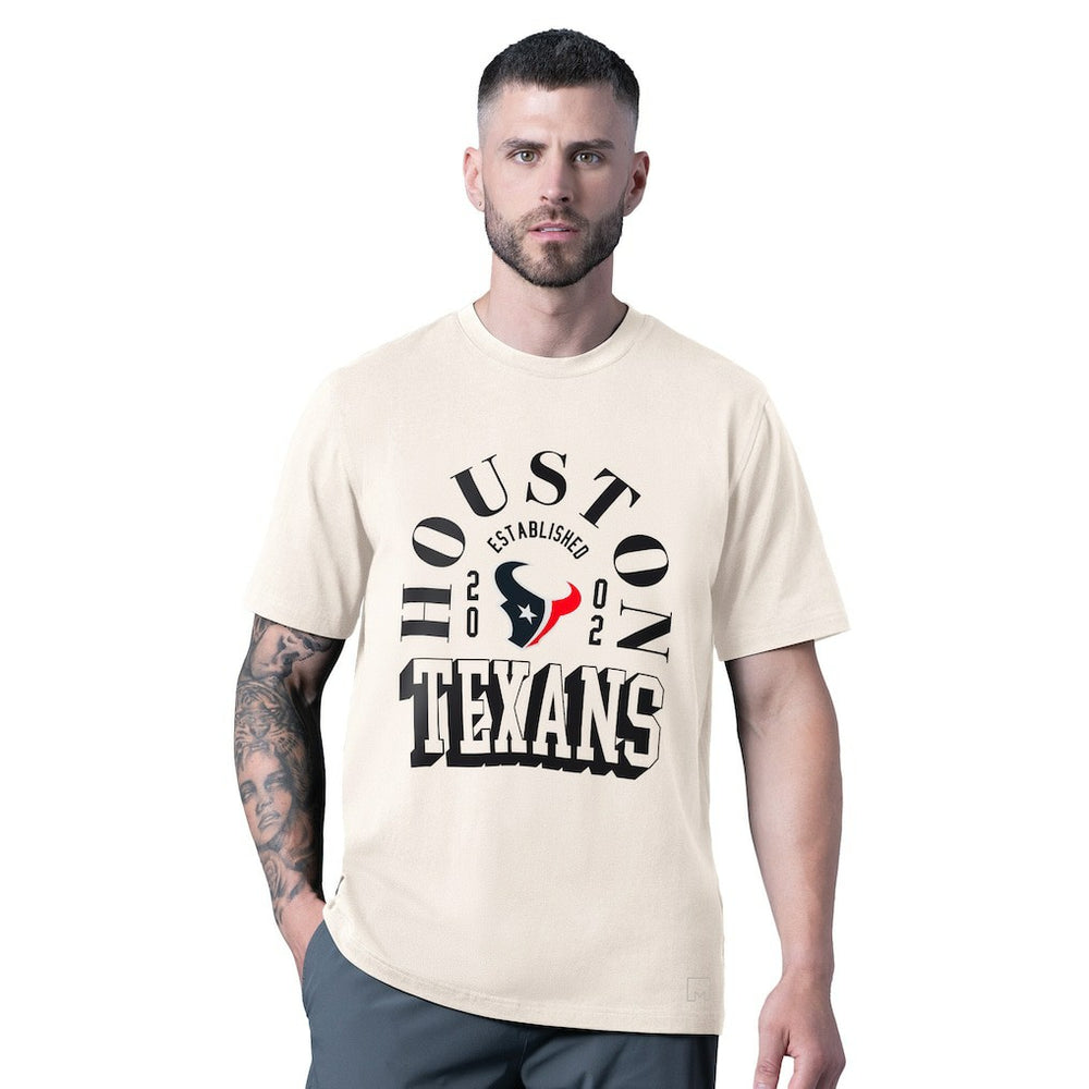 Houston Texans MSX by Michael Strahan Whiteout Vintage T-Shirt White | NFL