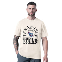 Tennessee Titans MSX by Michael Strahan Whiteout Vintage T-Shirt White | NFL
