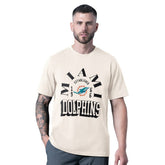 Miami Dolphins MSX by Michael Strahan Whiteout Vintage T-Shirt White | NFL