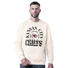 Kansas City Chiefs MSX by Michael Strahan Whiteout Tri-Blend Sweatshirt White | NFL