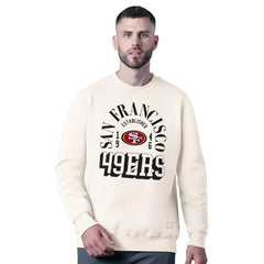 San Francisco 49ers MSX by Michael Strahan Whiteout Tri-Blend Sweatshirt White | NFL