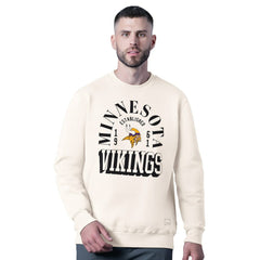 Minnesota Vikings MSX by Michael Strahan Whiteout Tri-Blend Sweatshirt White | NFL