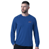 Buffalo Bills MSX by Michael Strahan Forward Long-Sleeve T-Shirt Royal | NFL