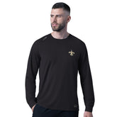 New Orleans Saints MSX by Michael Strahan Forward Long-Sleeve T-Shirt Black | NFL