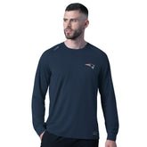 New England Patriots MSX by Michael Strahan Forward Long-Sleeve T-Shirt Navy | NFL