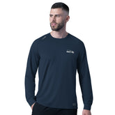 Seattle Seahawks MSX by Michael Strahan Forward Long-Sleeve T-Shirt Navy | NFL