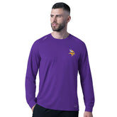 Minnesota Vikings MSX by Michael Strahan Forward Long-Sleeve T-Shirt Purple | NFL