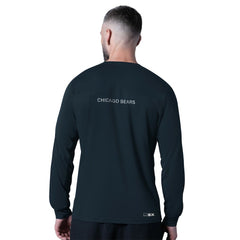Chicago Bears MSX by Michael Strahan Forward Long-Sleeve T-Shirt Navy | NFL