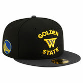 Golden State Warriors Statement Edition Jersey Hook 59Fifty Fitted Hat Black - NBA