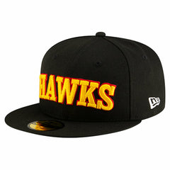 Atlanta Hawks Statement Edition Jersey Hook 59Fifty Fitted Hat Black - NBA