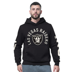 Las Vegas Raiders Starter Handoff Fleece Hoodie Sweatshirt Black | NFL