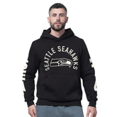Seattle Seahawks Starter Handoff Fleece Hoodie Sweatshirt Black | NFL