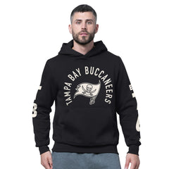Tampa Bay Buccaneers Starter Handoff Fleece Hoodie Sweatshirt Black | NFL