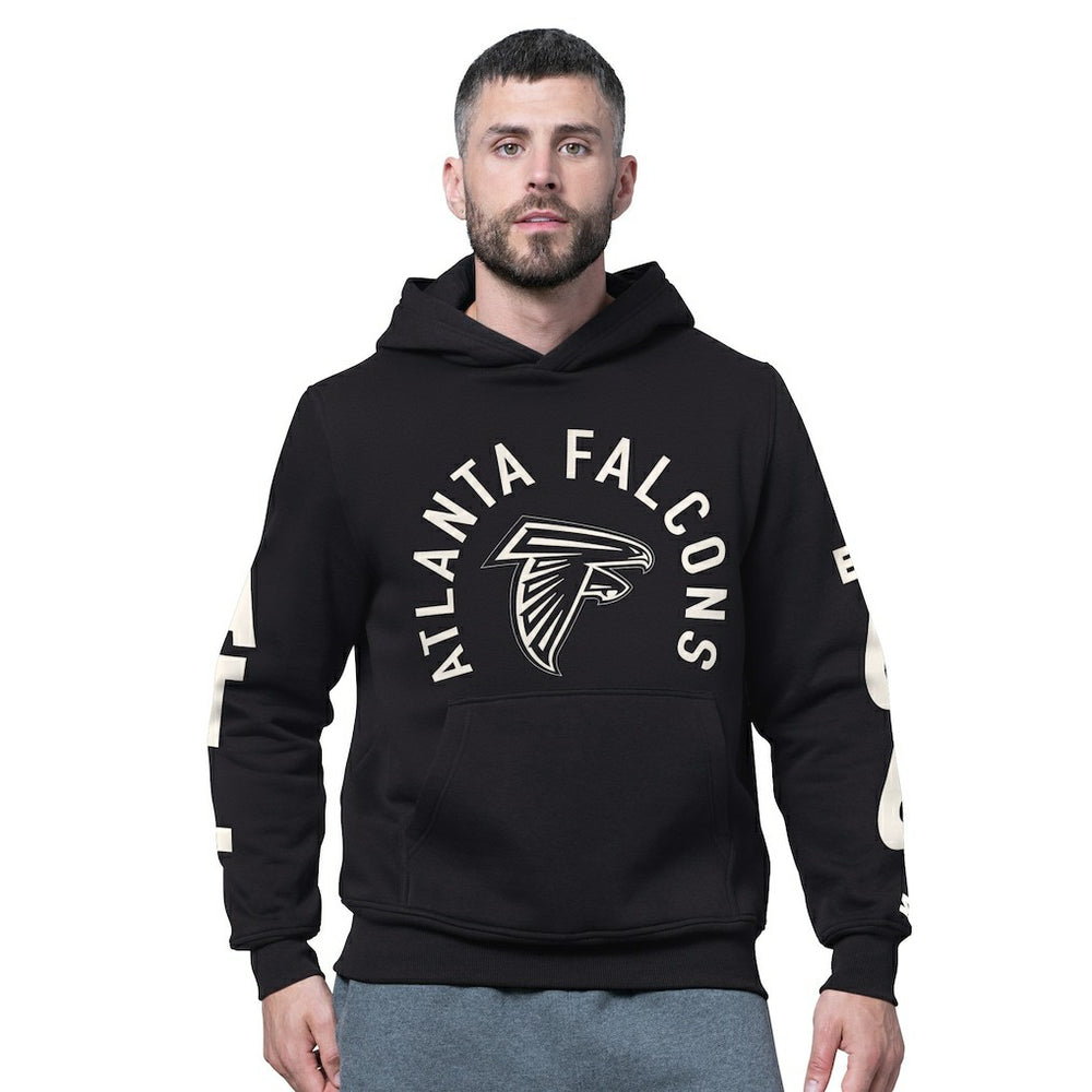 Atlanta Falcons Starter Handoff Fleece Hoodie Sweatshirt Black | NFL
