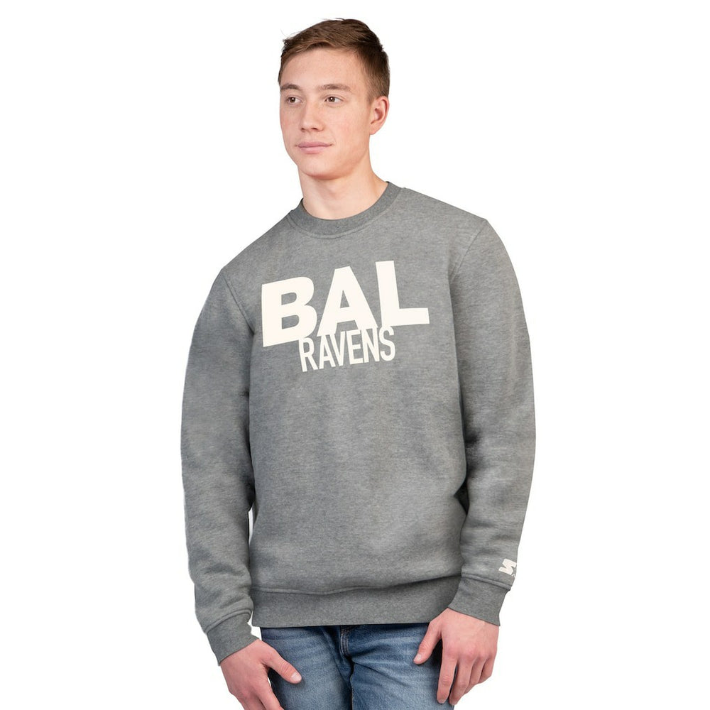 Baltimore Ravens Starter Assist Sweatshirt Charcoal | NFL