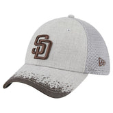 San Diego Padres New Era Visor Paint Splatter 39THIRTY Flex Hat - MLB