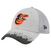 Baltimore Orioles New Era Visor Paint Splatter 39THIRTY Flex Hat - MLB