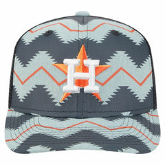 Houston Astros New Era Aztec Denim 9SEVENTY Adjustable Hat - MLB