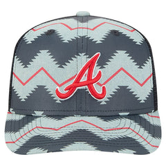 Atlanta Braves New Era Aztec Denim 9SEVENTY Adjustable Hat - MLB