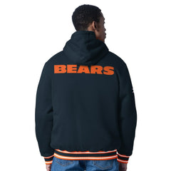Chicago Bears G-III Sports by Carl Banks Power Forward Commemorative Full-Zip Hooded Jacket Navy | NFL