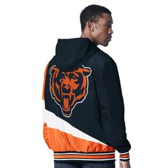 Chicago Bears G-III Sports by Carl Banks Dual Threat Reversable Full-Zip Hooded Jacket Navy/Charcoal | NFL