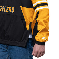 Pittsburgh Steelers Starter Prospect Half-Zip Pullover Black | NFL