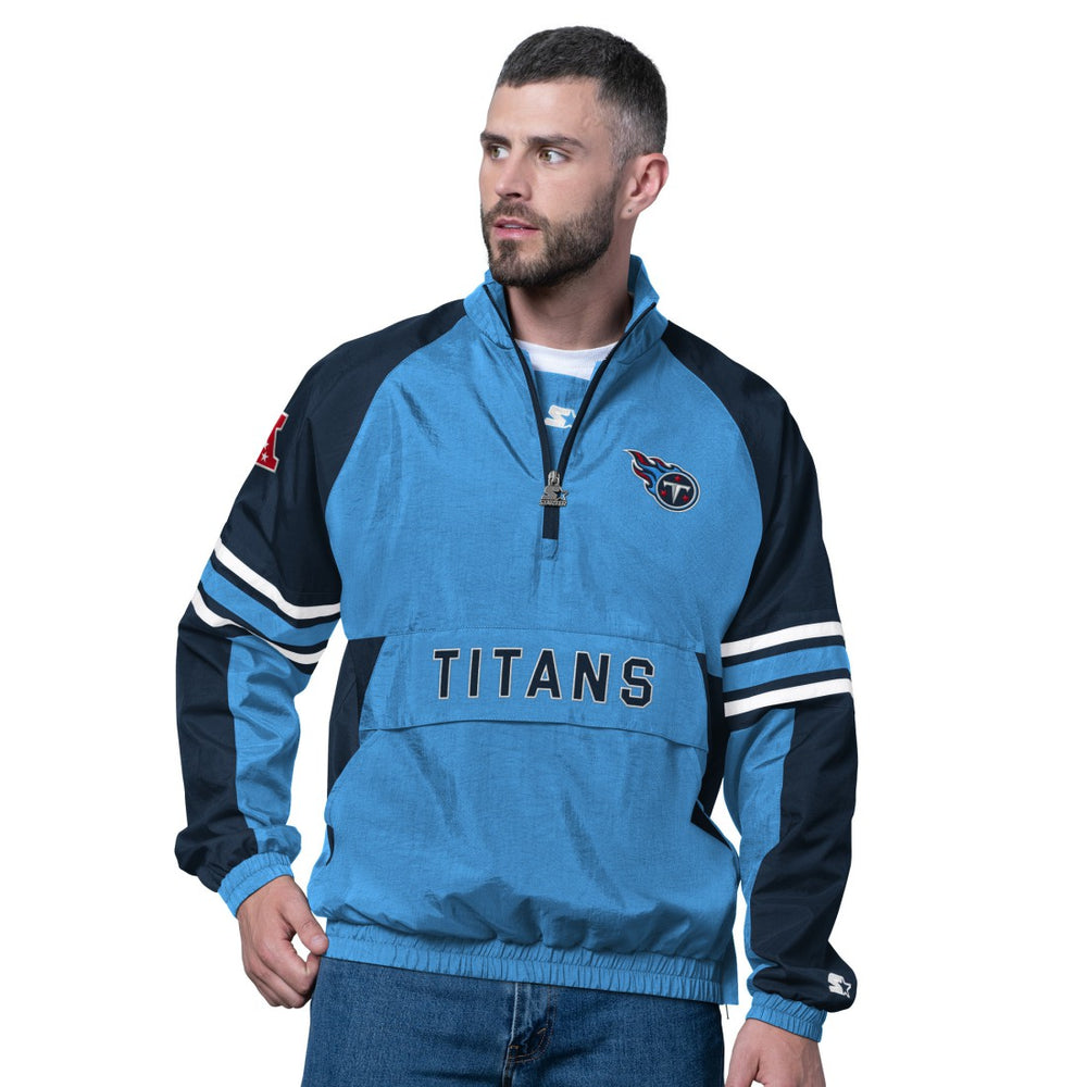 Tennessee Titans Starter Prospect Half-Zip Pullover Light Blue | NFL