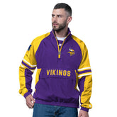 Minnesota Vikings Starter Prospect Half-Zip Pullover Purple | NFL