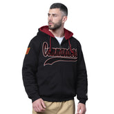Washington Commanders Starter Big Shot Full-Zip Double Hoodie Black | NFL