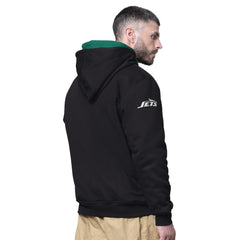 New York Jets Starter Big Shot Full-Zip Double Hoodie Black | NFL