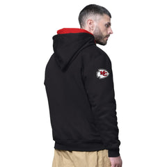Kansas City Chiefs Starter Big Shot Full-Zip Double Hoodie Black | NFL