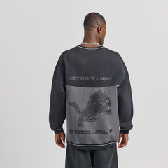 Detroit Lions Off Season x NFL Unisex Fleece Sweatshirt Black | NFL