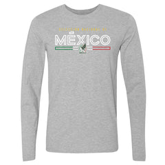 Mexico National Team 500 Level Inline Long Sleeve T-Shirt Heather Gray - FIFA World CUP
