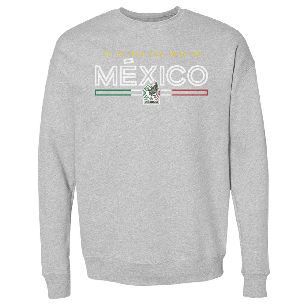 Mexico National Team 500 Level Inline Pullover Sweatshirt Heather Gray - FIFA World CUP