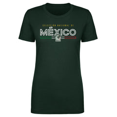 Mexico National Team 500 Level Women's Inline T-Shirt Forest Green - FIFA World CUP