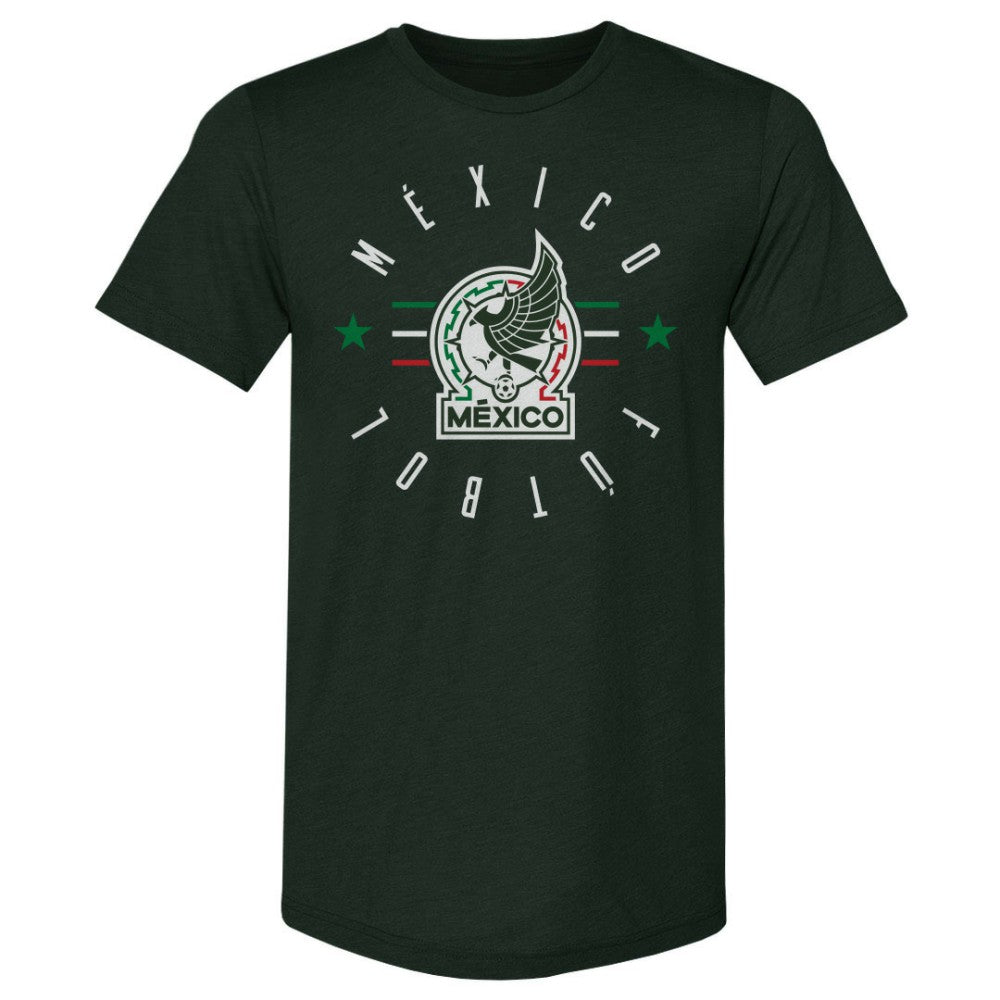 Mexico National Team 500 Level Futbol Premium Tri-Blend T-Shirt Forest Green - FIFA World CUP