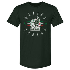 Mexico National Team 500 Level Futbol Premium Tri-Blend T-Shirt Forest Green - FIFA World CUP