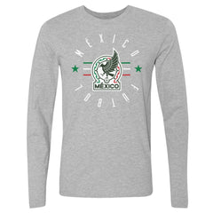 Mexico National Team 500 Level Futbol Long Sleeve T-Shirt Heather Gray - FIFA World CUP